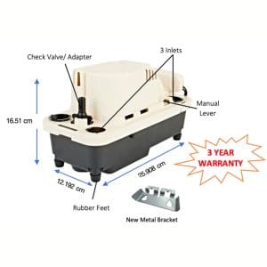 VCMA-20ULS-PRO ‘Gravity Fed’ Condensate Pump